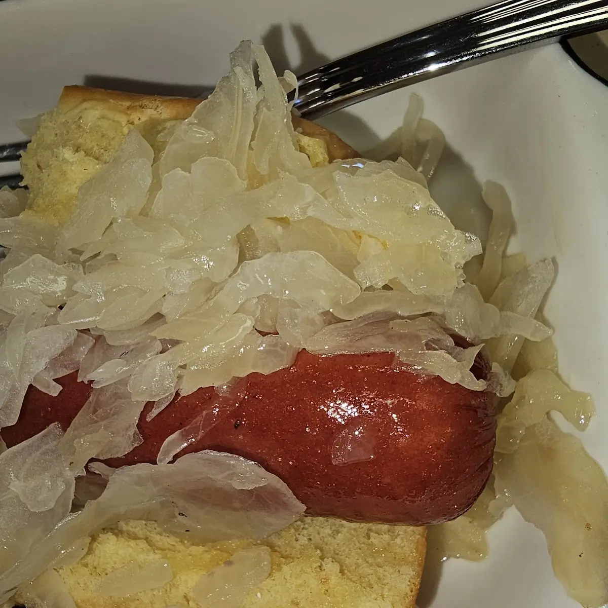 All Beef Hot Dog Sauerkraut