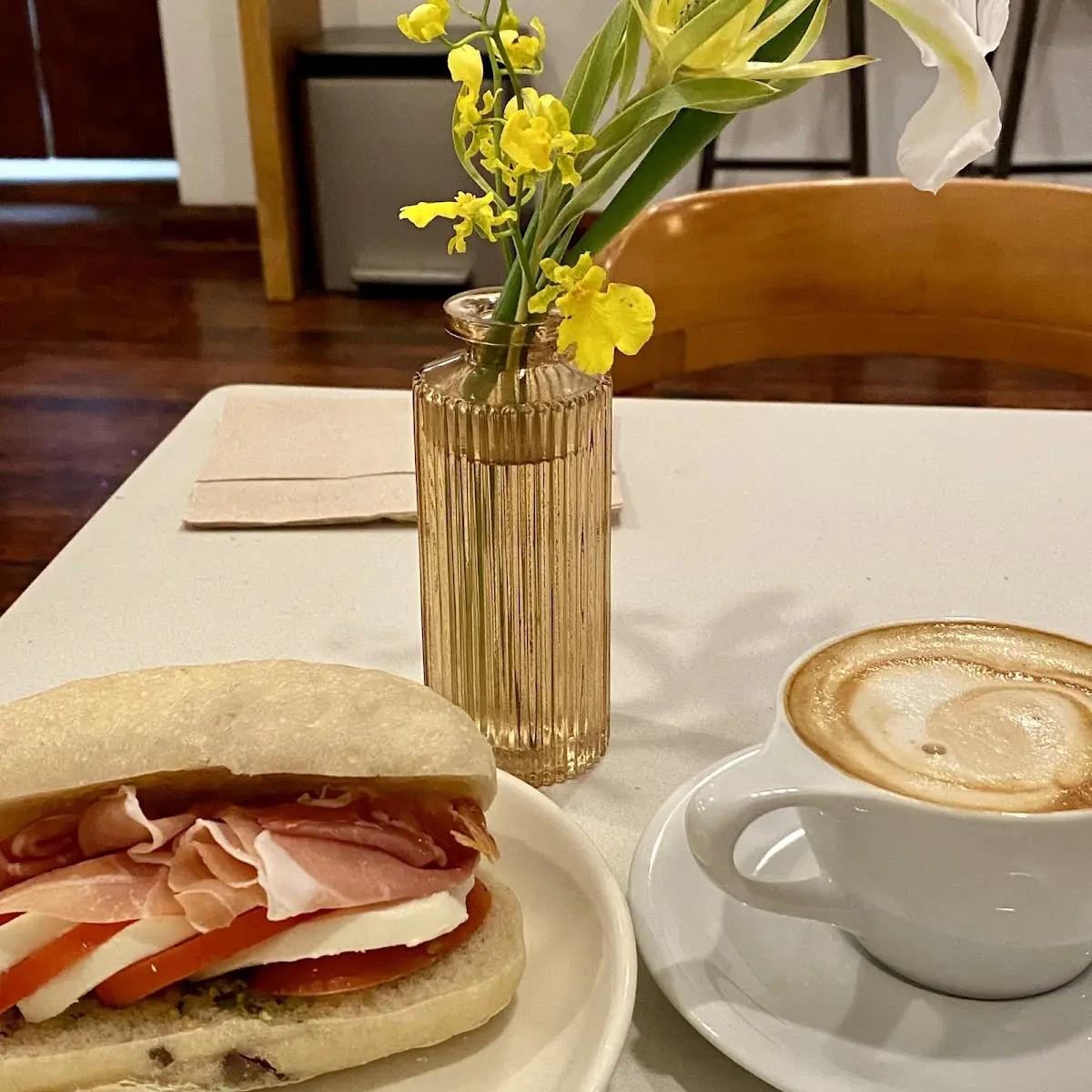 Caprese Panini with Prosciutto