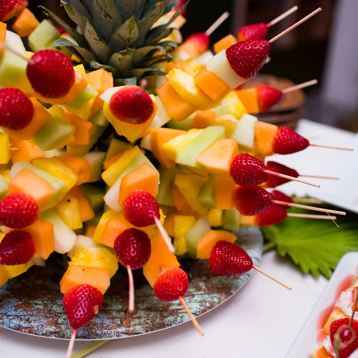 Fresh Fruit Skewers