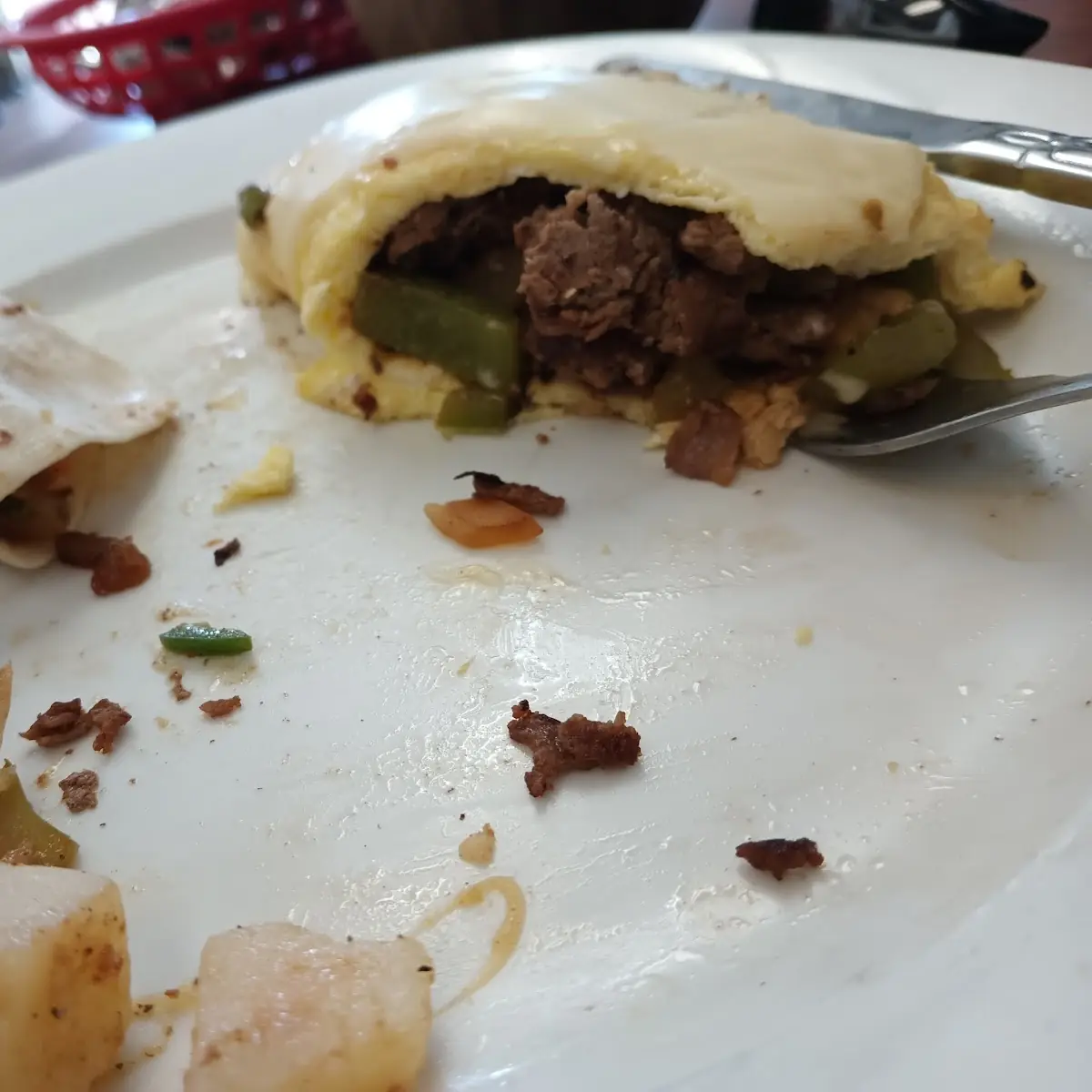 Philly Cheese Omelette