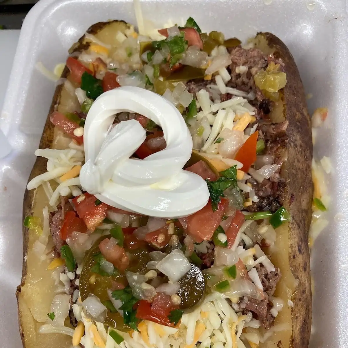 Brisket Baked Potato