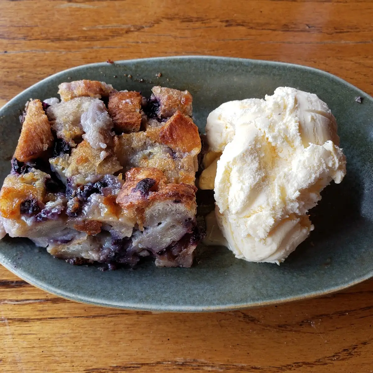 Blueberry Bread Pudding
