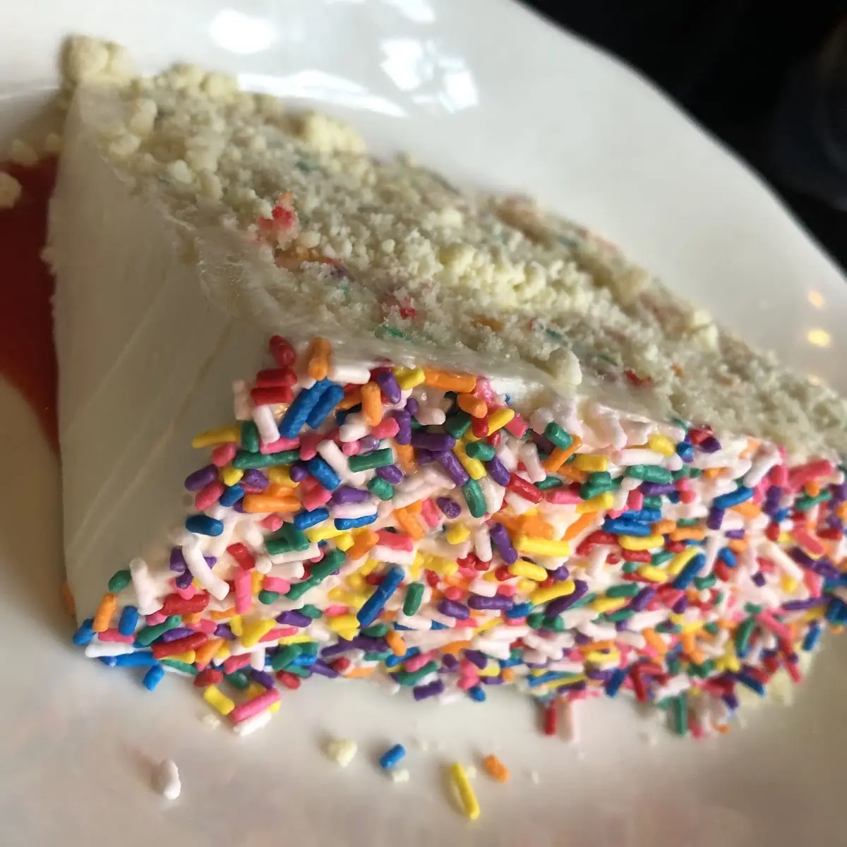 Confetti Cake Slice