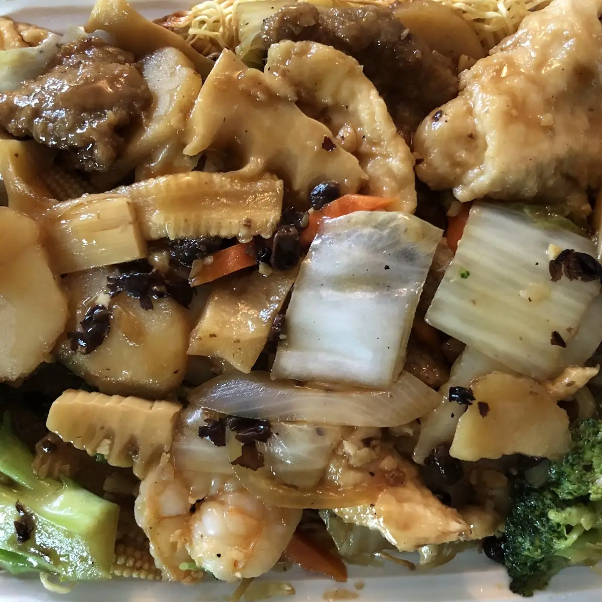 Pan Fried Noodles with Chicken