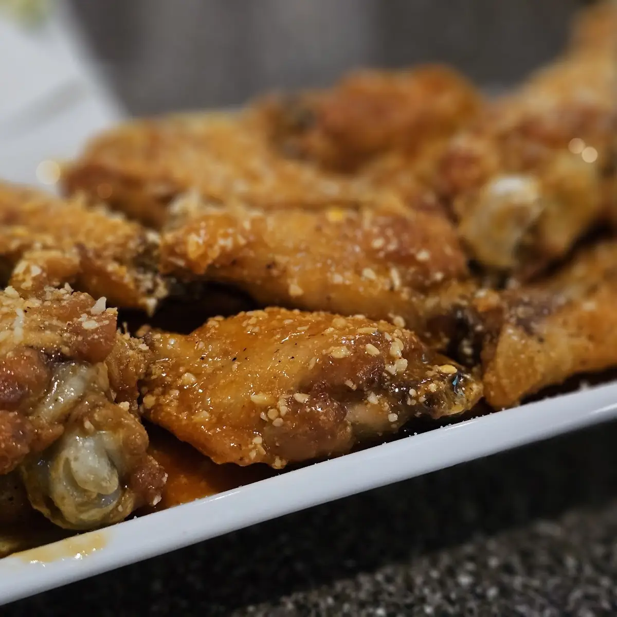 Hot Garlic Parmesan Wings