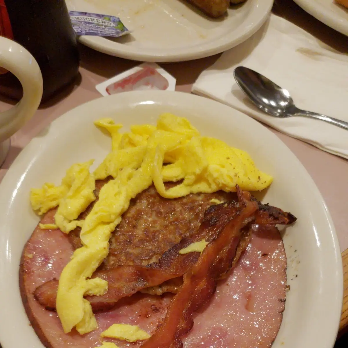 Hungry Man Sausage Patties Bacon and Ham