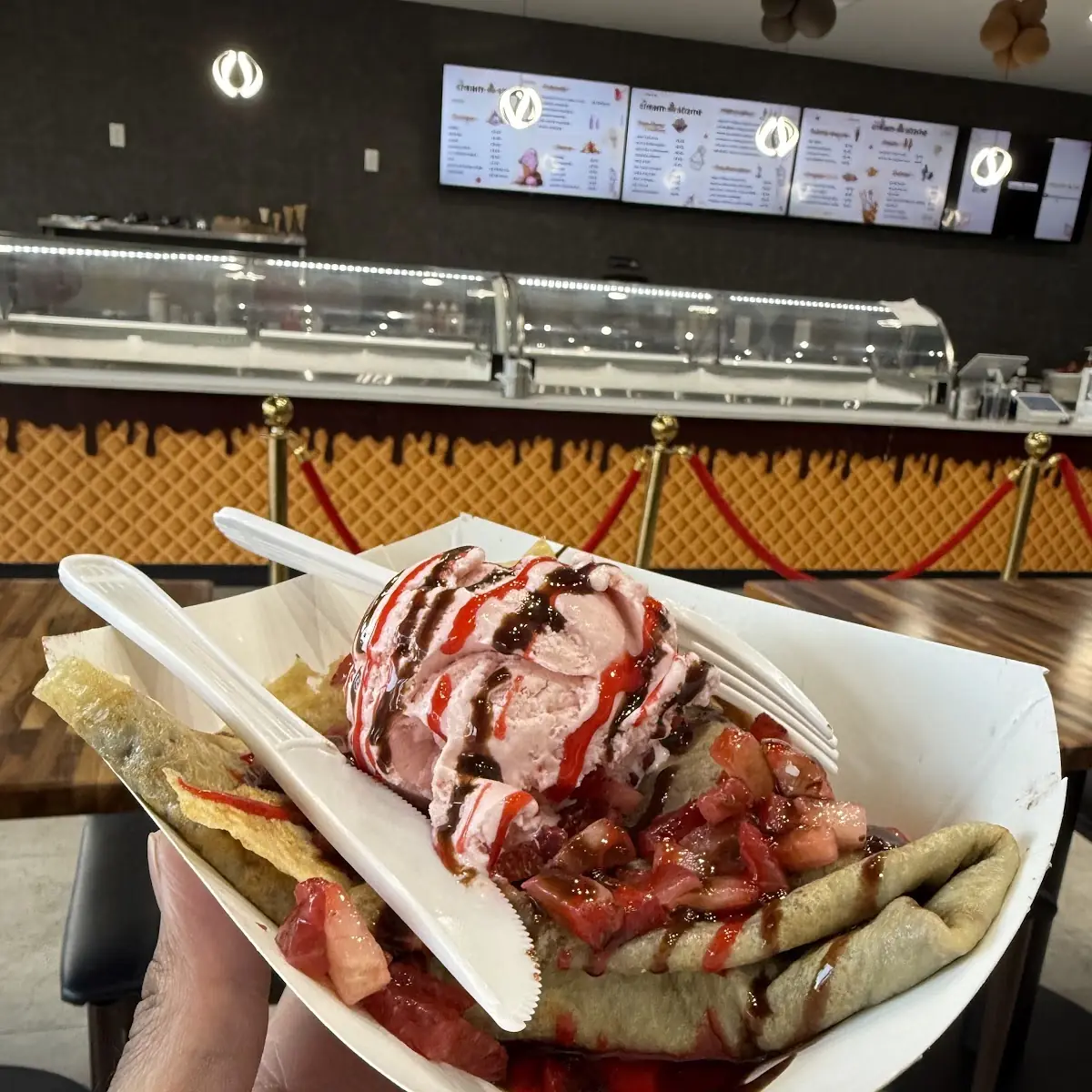 Banana Split Sundae