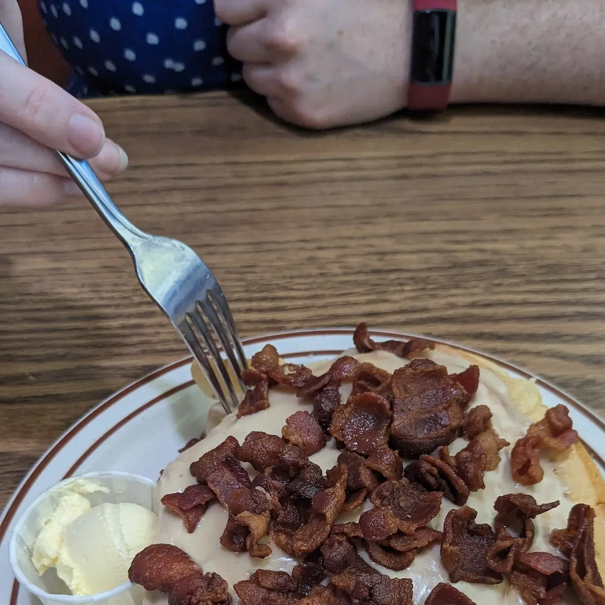 Maple Bacon Cinnamon Roll