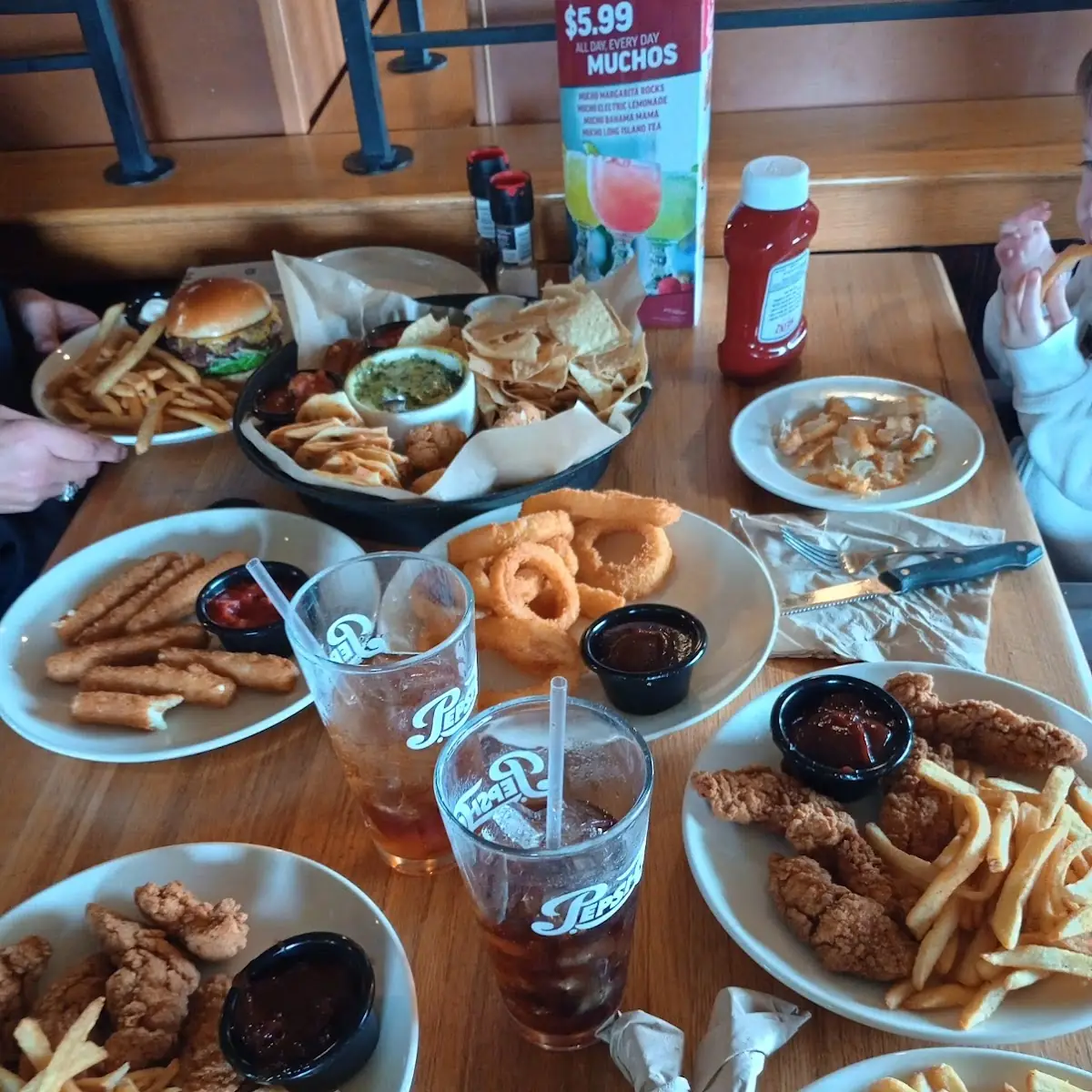 Appetizer Platter Chicken Strip Platter Mozzarella Sticks Onion Rings