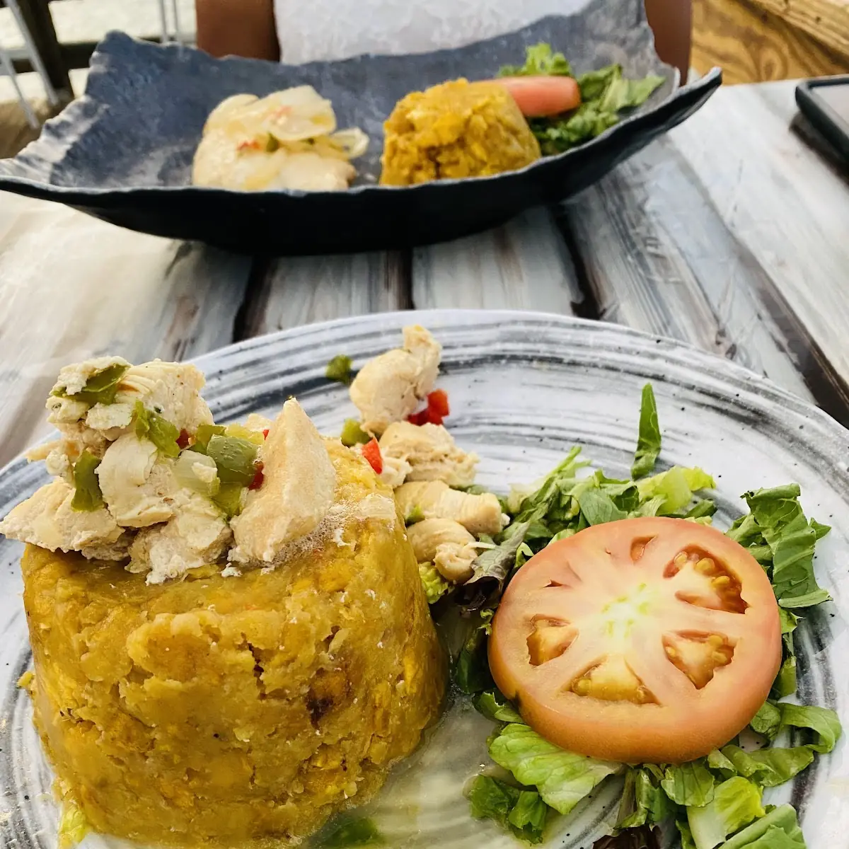 Monfongo Relleno Stuffed Green Plantains