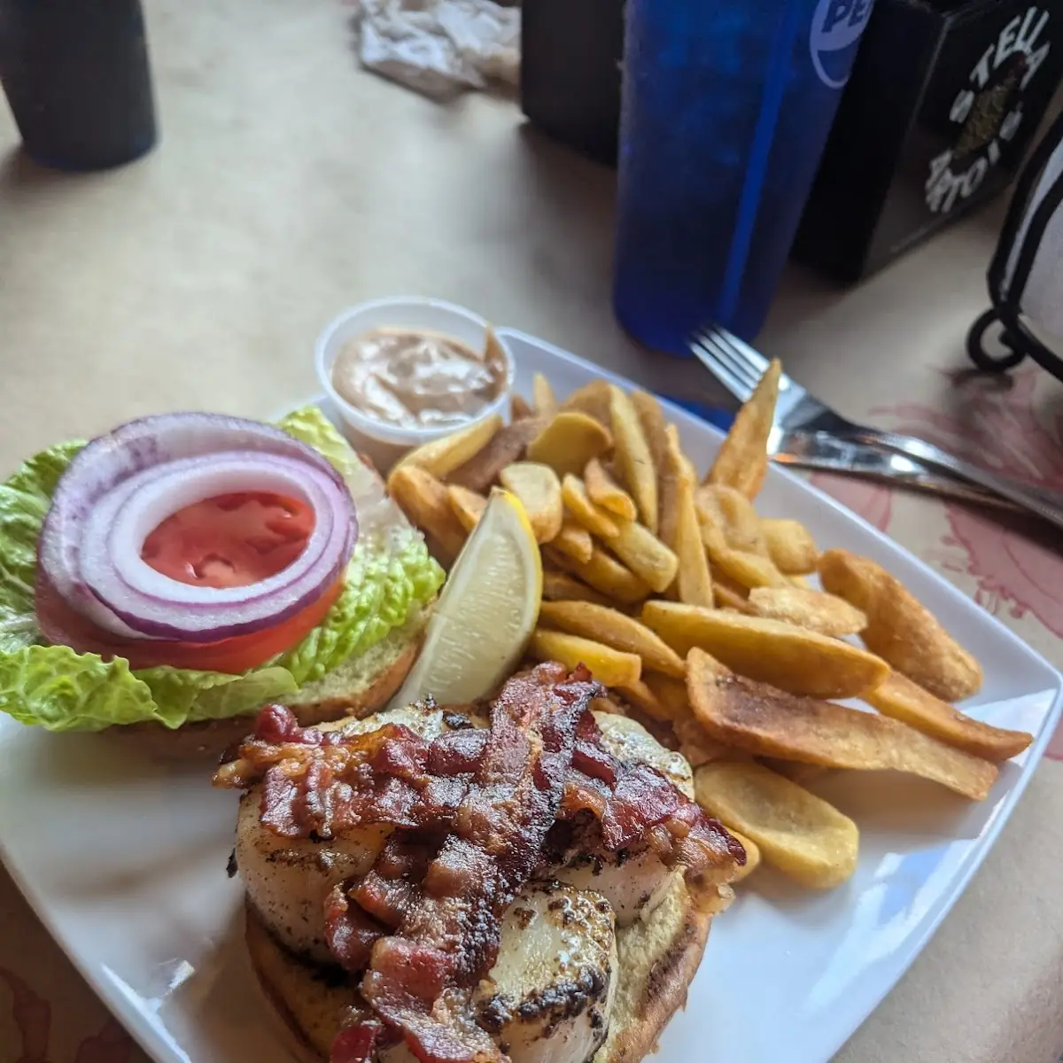 Scallop Bacon Burger