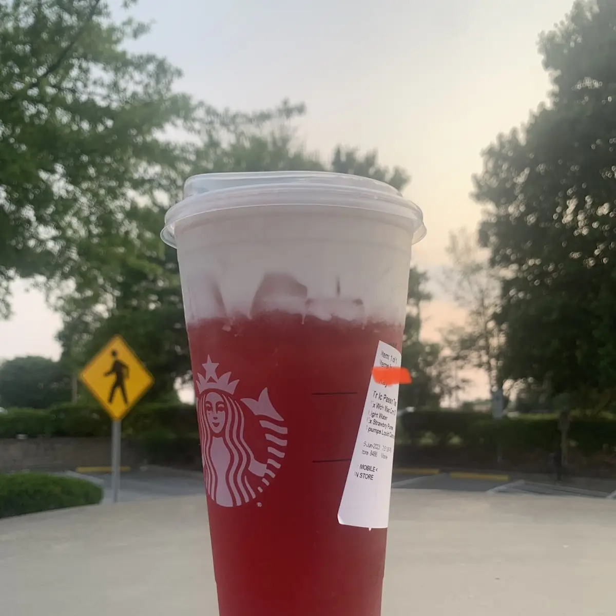 Iced Passion Tango Tea with Cold Foam