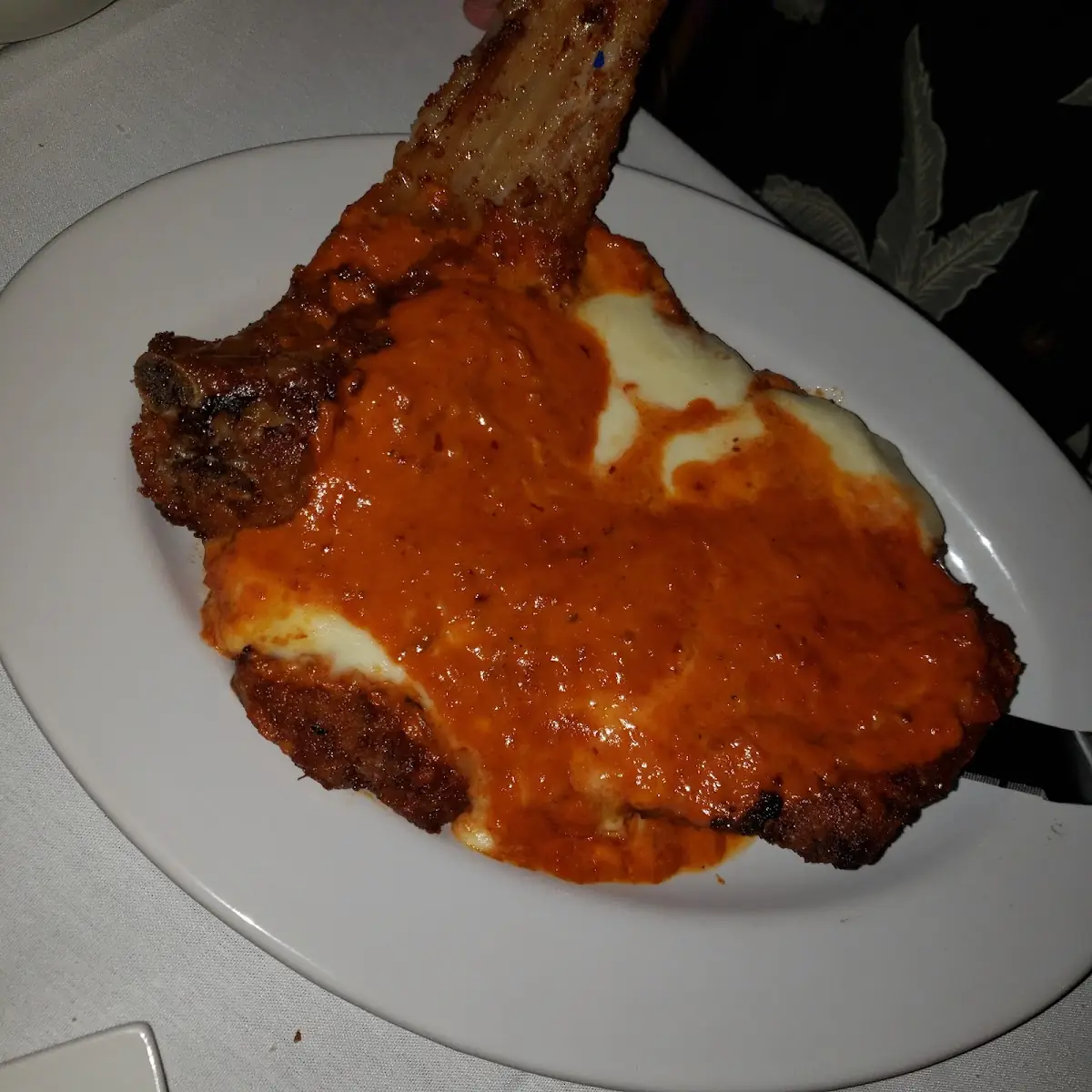 Veal Chop Parmesan