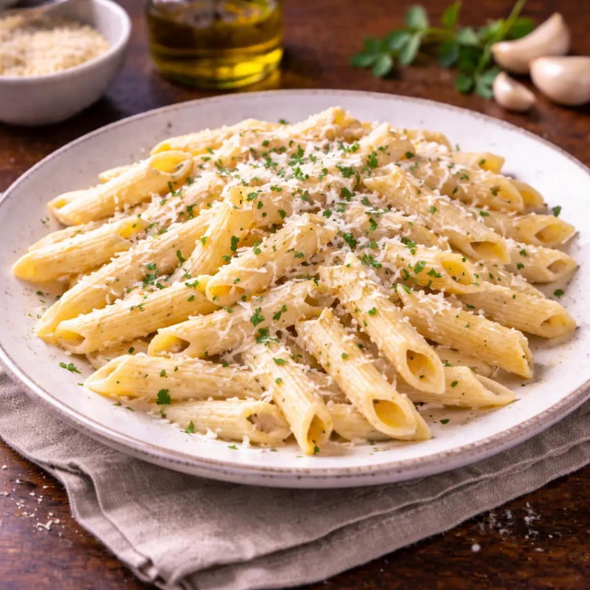 Penne Chicken Alfredo