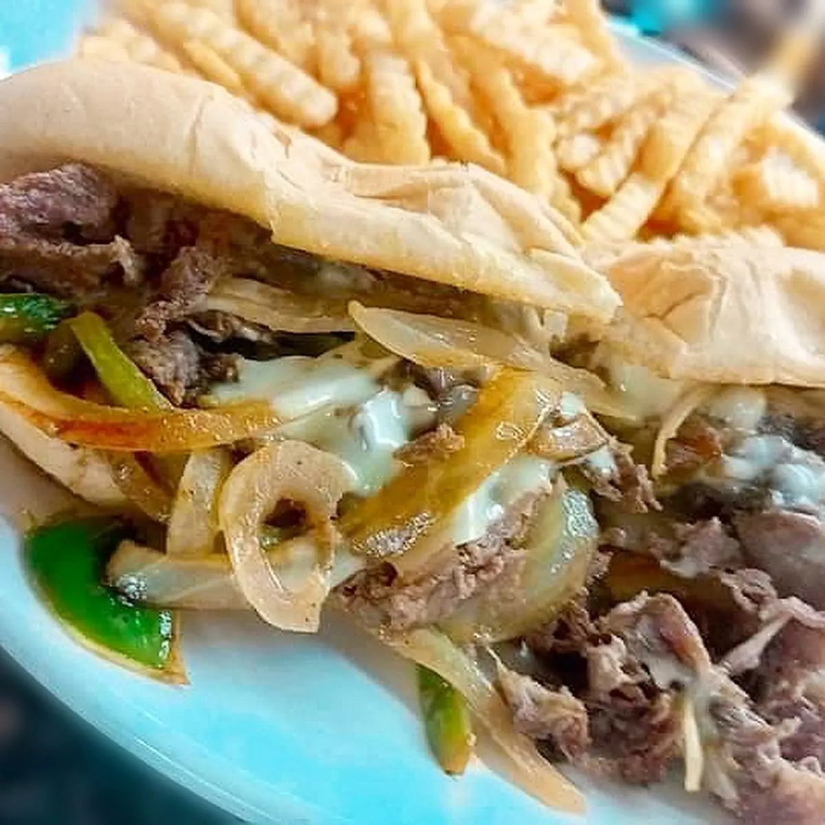 Philly Cheese Steak and Fries