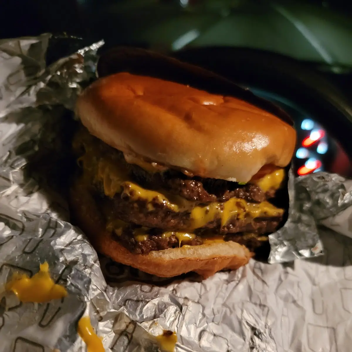 Dave's Triple Cheeseburger
