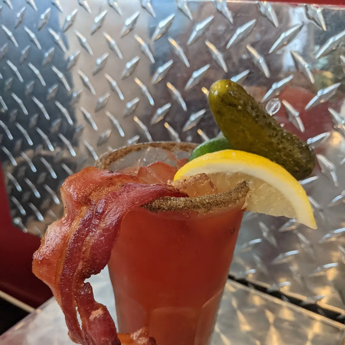 Caeser with Bacon