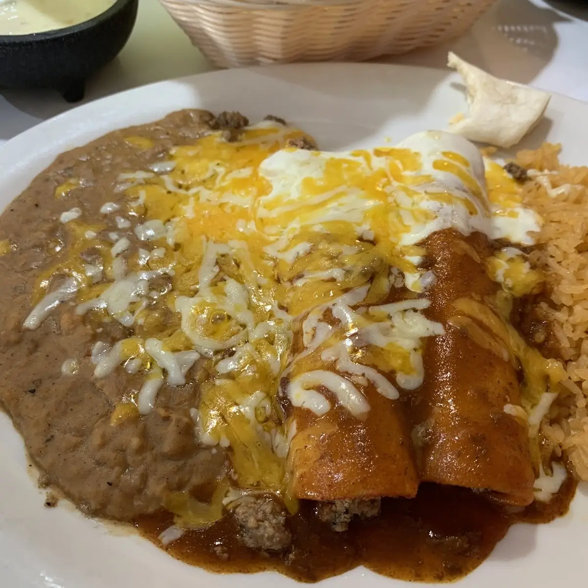 Beef Enchiladas with Sour Cream