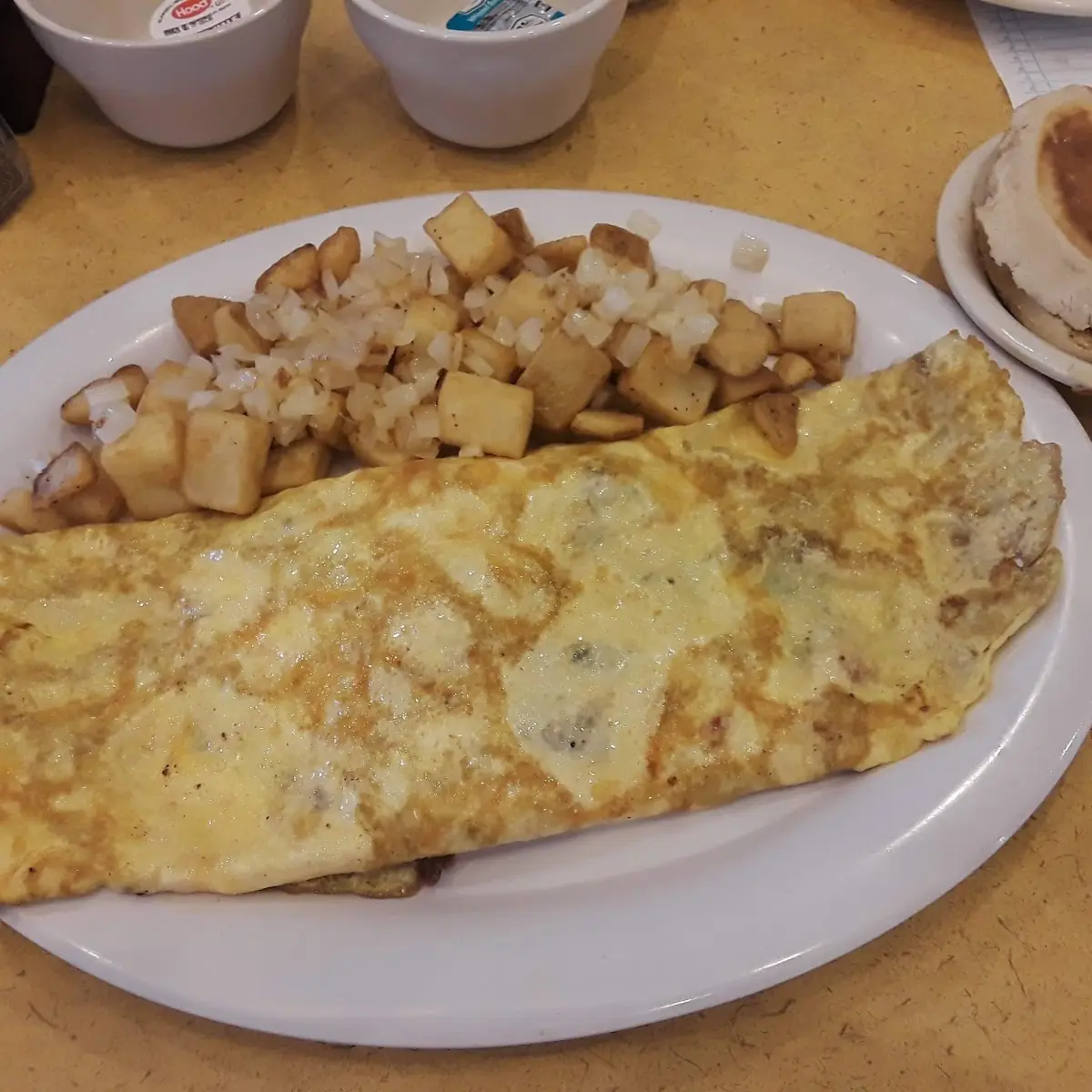 3 Egg Omelet with Home Fries