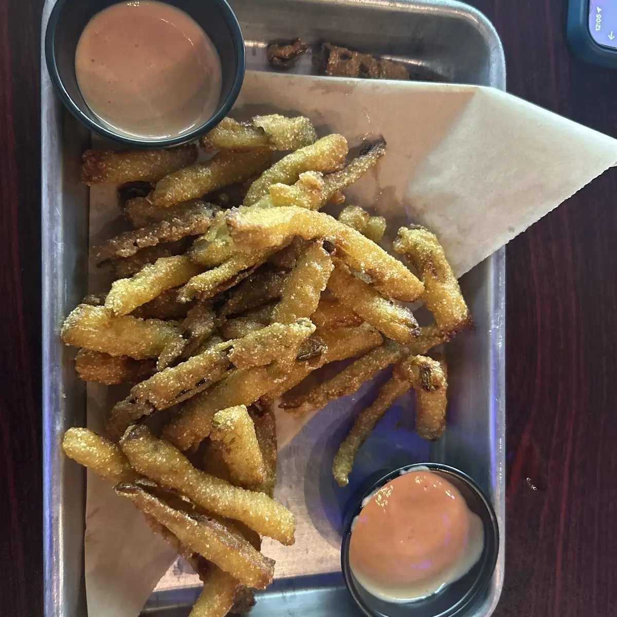 Battered Pickle Fries