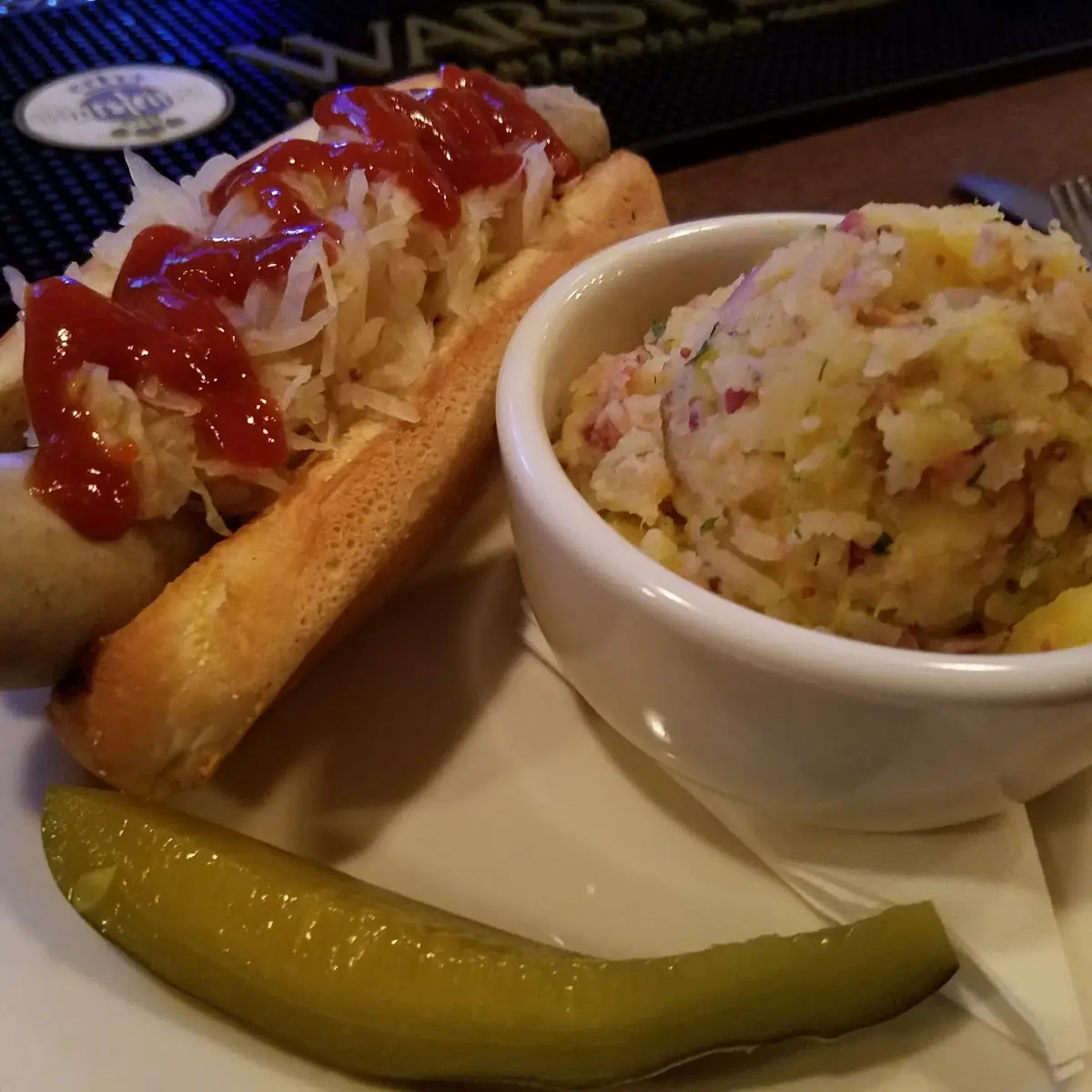Bratwurst with German Potato Salad