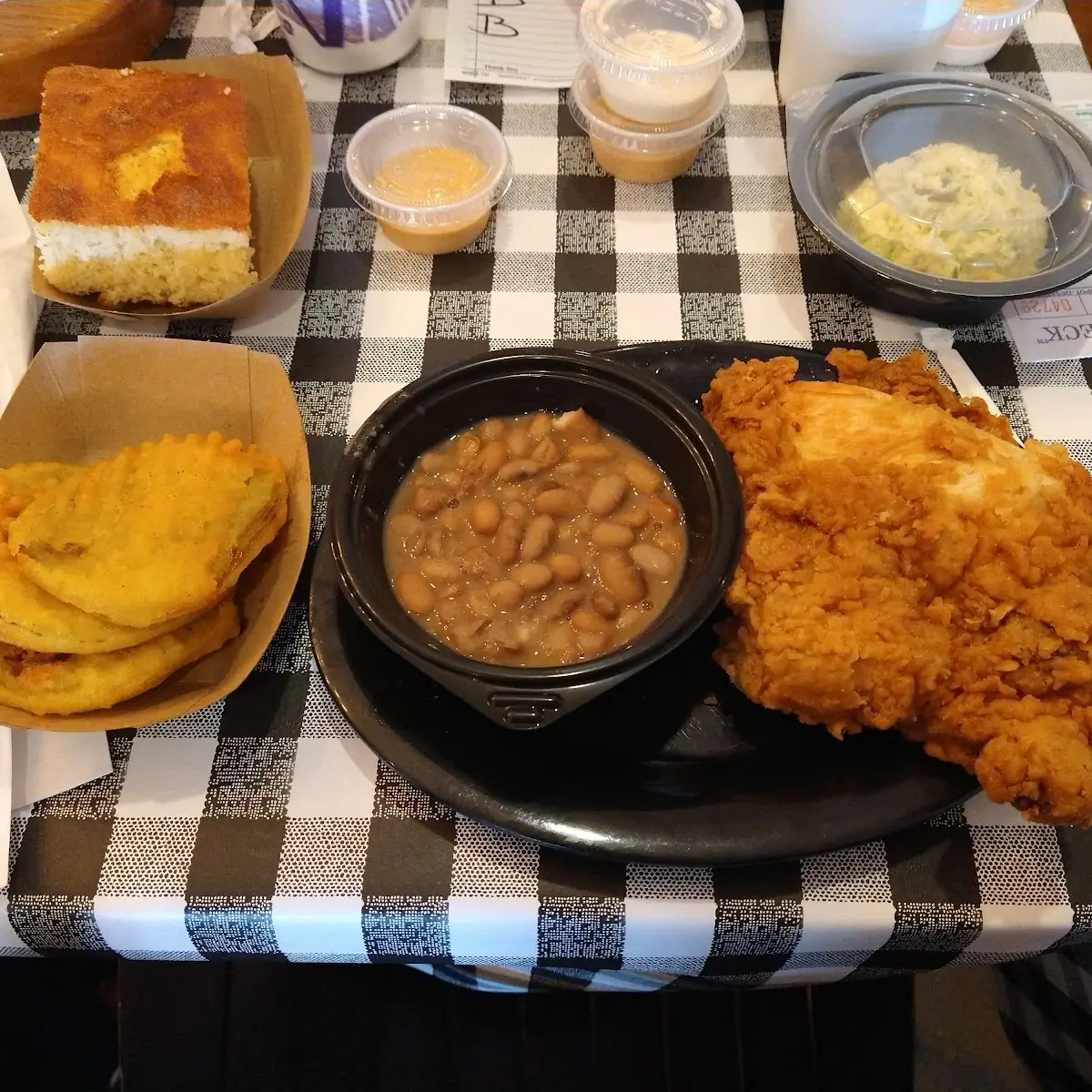 Fried Chicken Fried Green Tomatoes