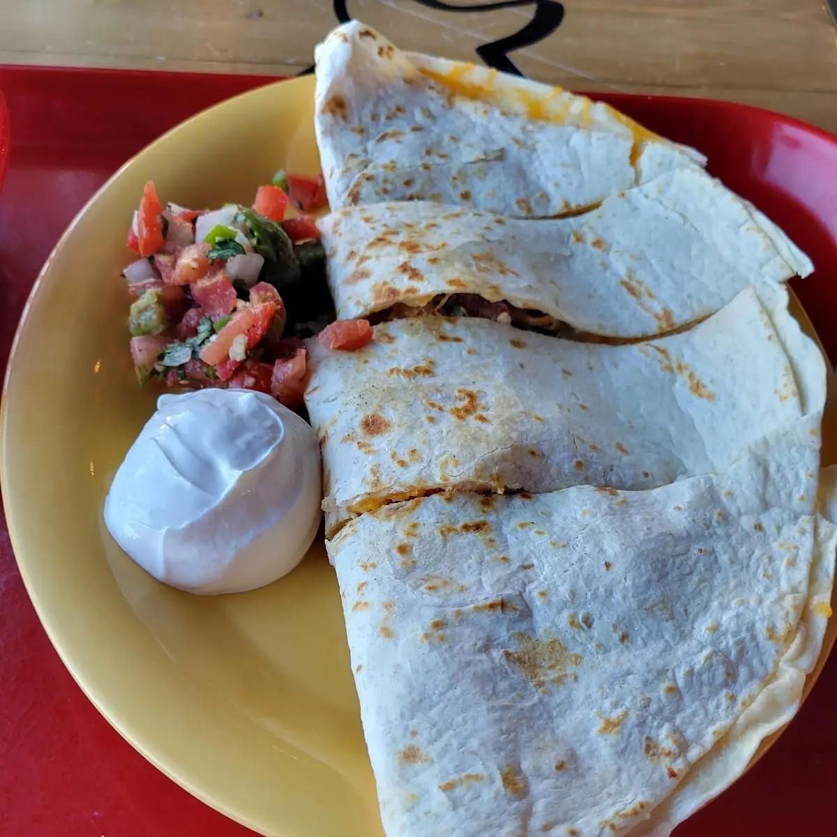Shredded Chicken Quesadilla