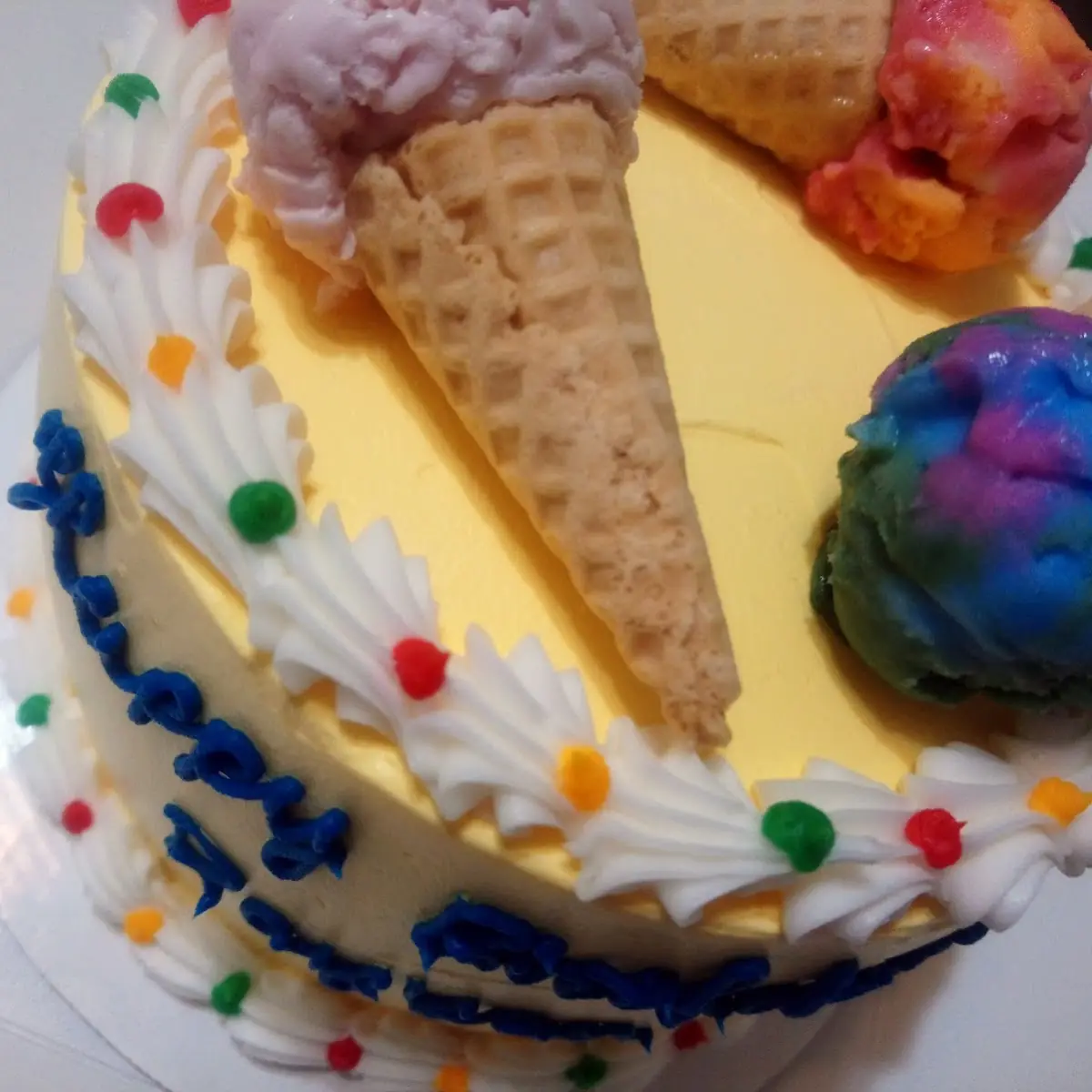 Ice Cream Cone Cake