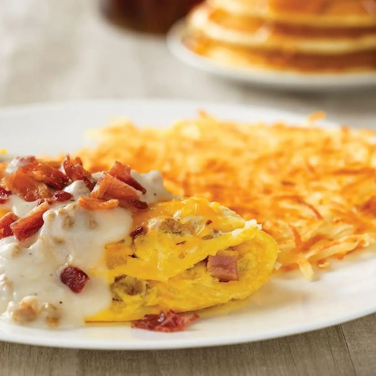 Ultimate Bacon & Cheese Omelette