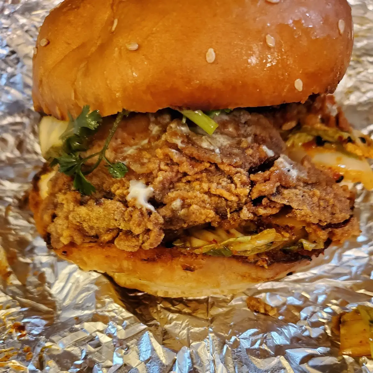 Korean Fried Chicken Sandwich