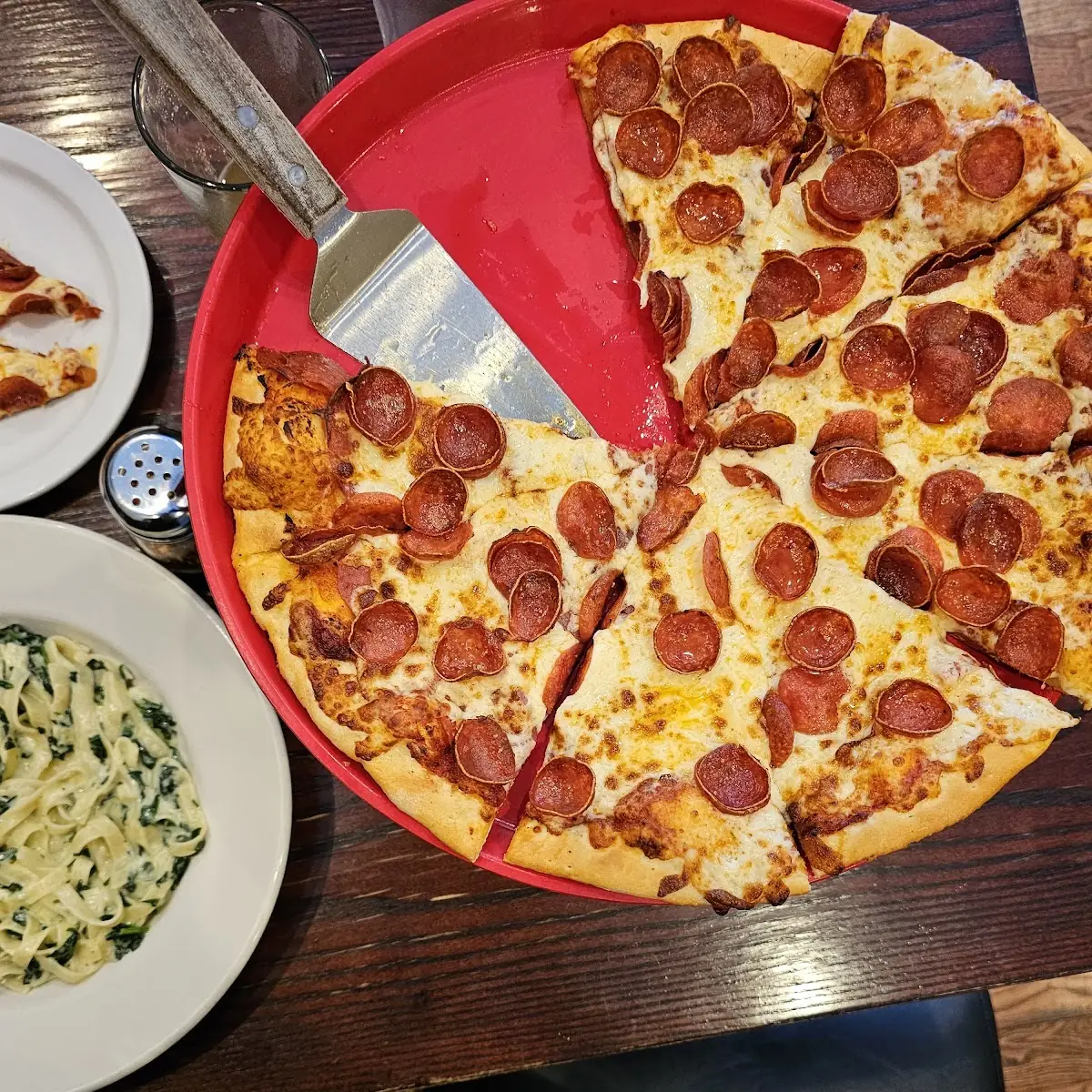 Large Cupperoni Pizza Thin