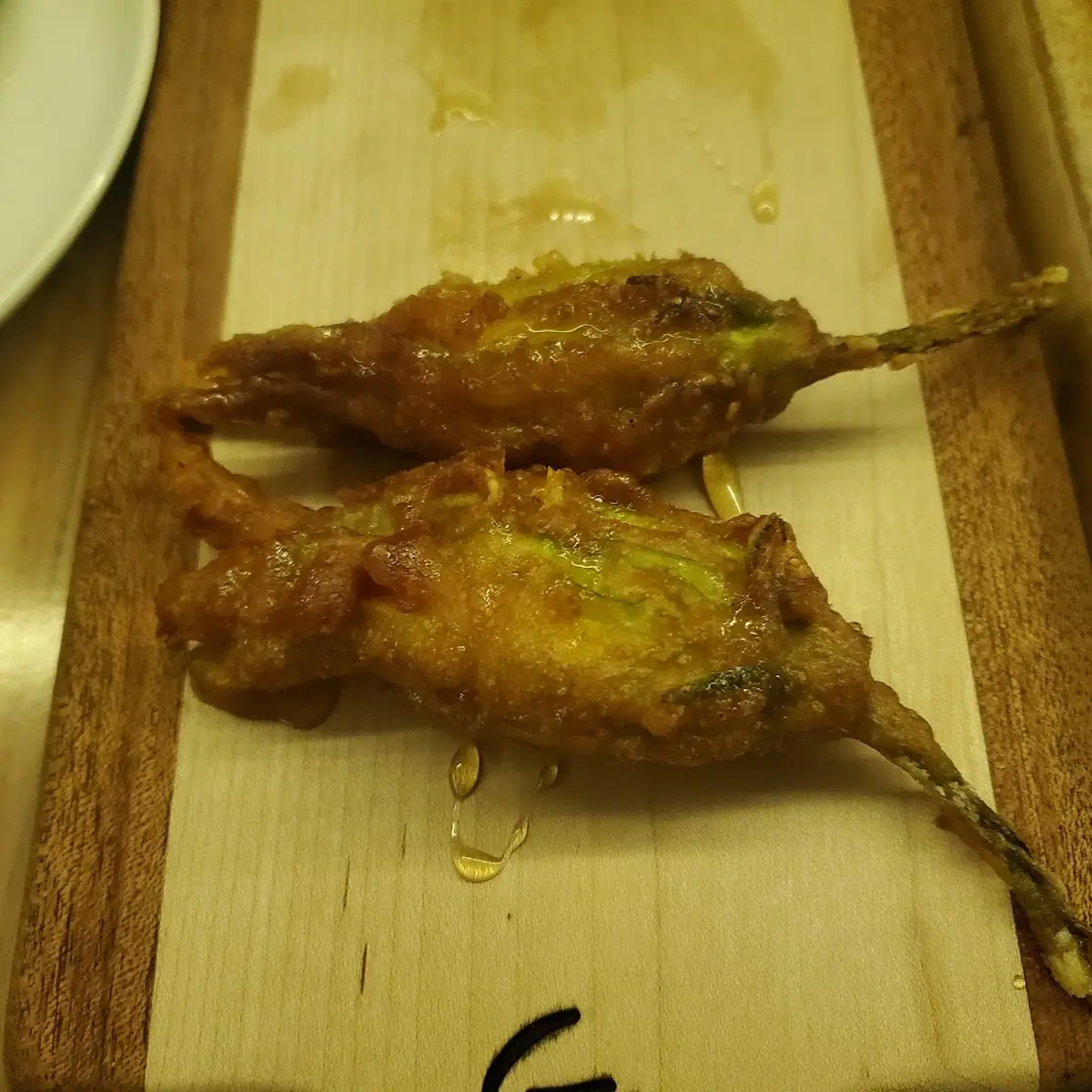 Ricotta Stuffed Squash Blossoms