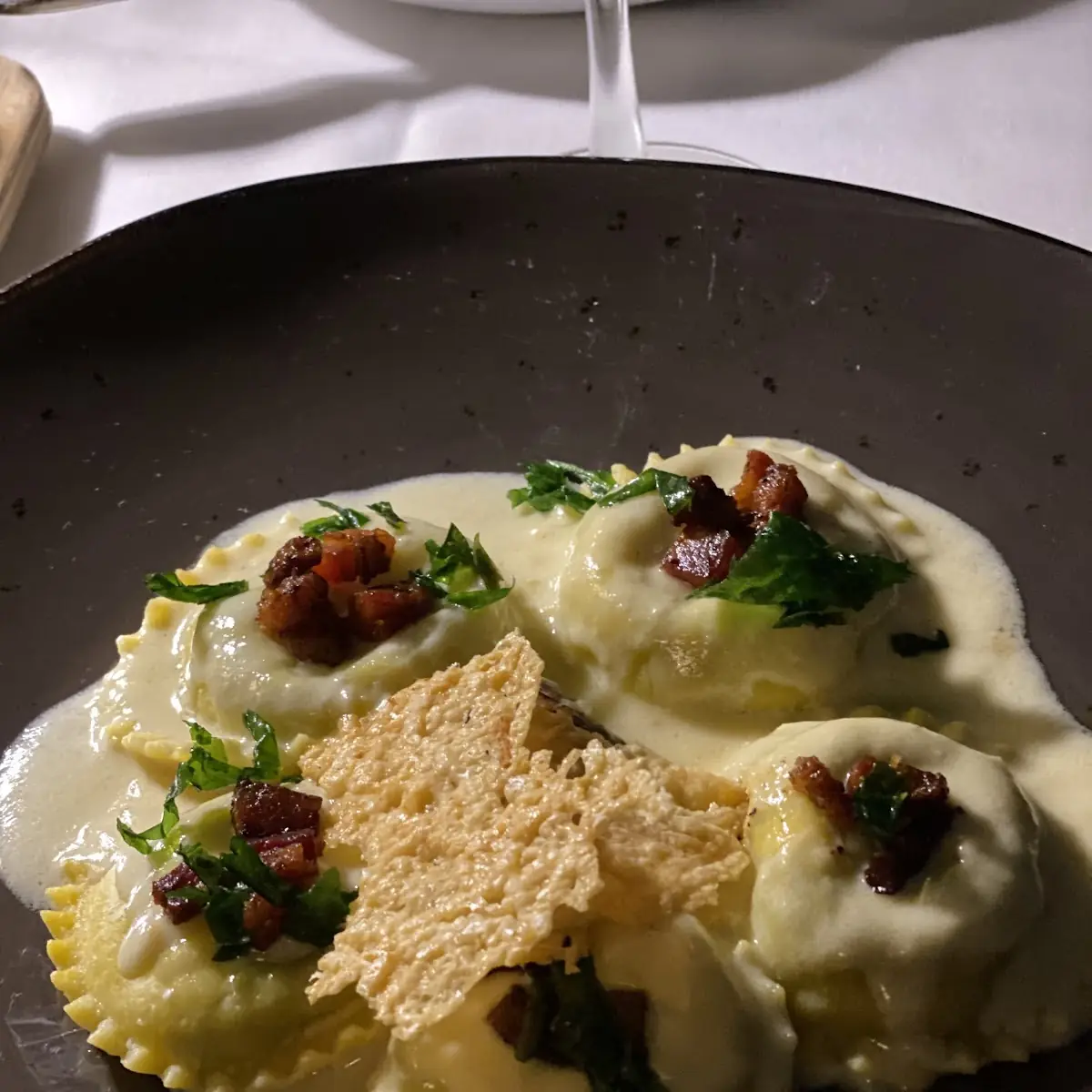 Crab and Lobster Ravioli