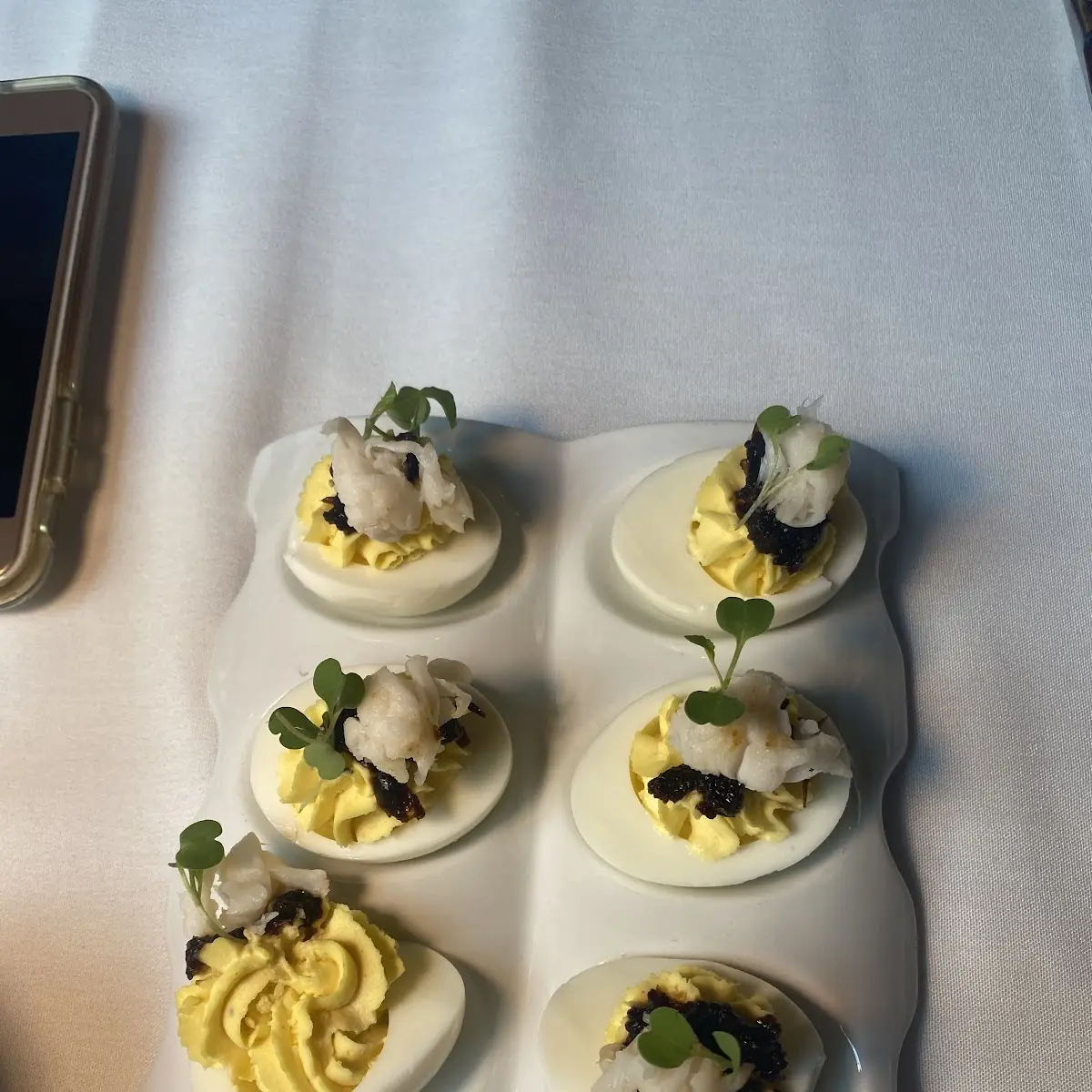 Lobster Deviled Eggs
