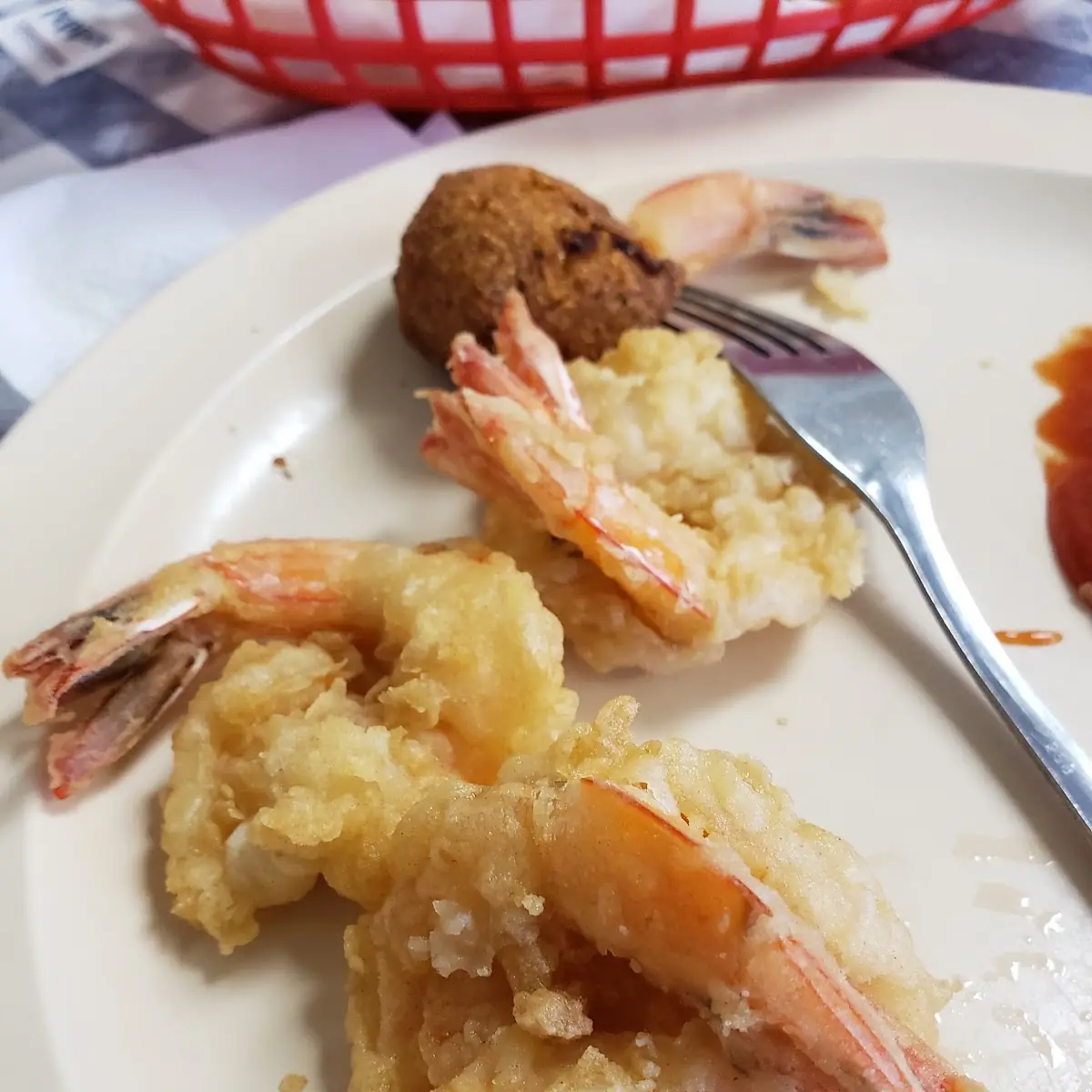 2 Stuffed Shrimp 1 Stuffed Crab & 1 PC Fish