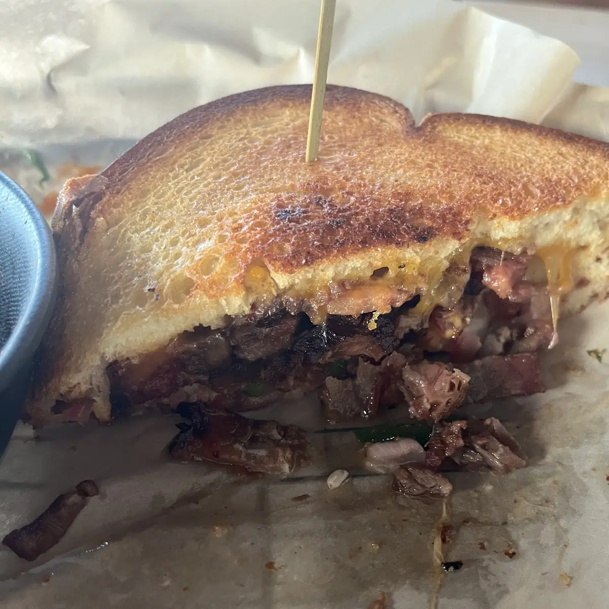 Brisket Grilled Cheese