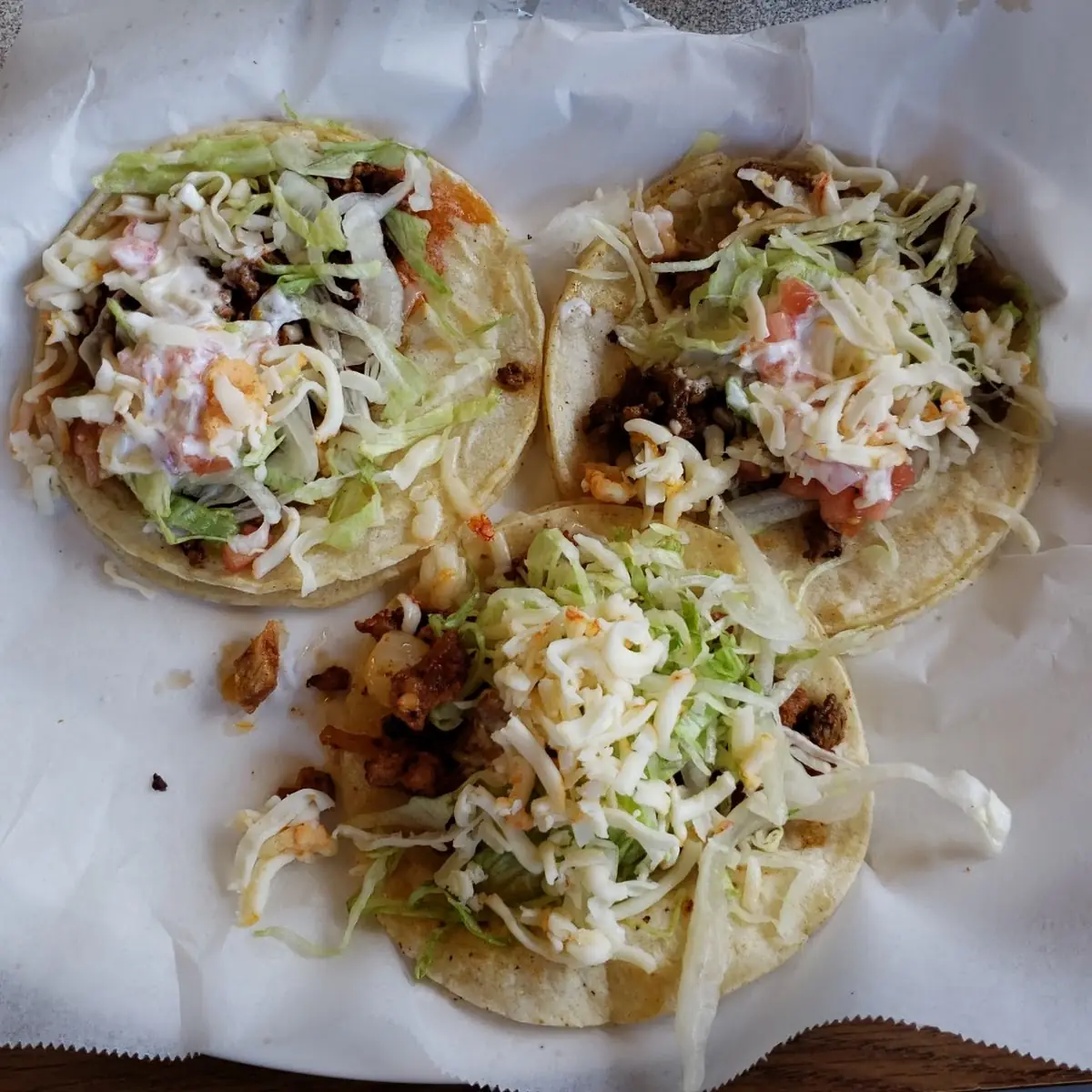 Quesadilla Taco and Tostada Combination