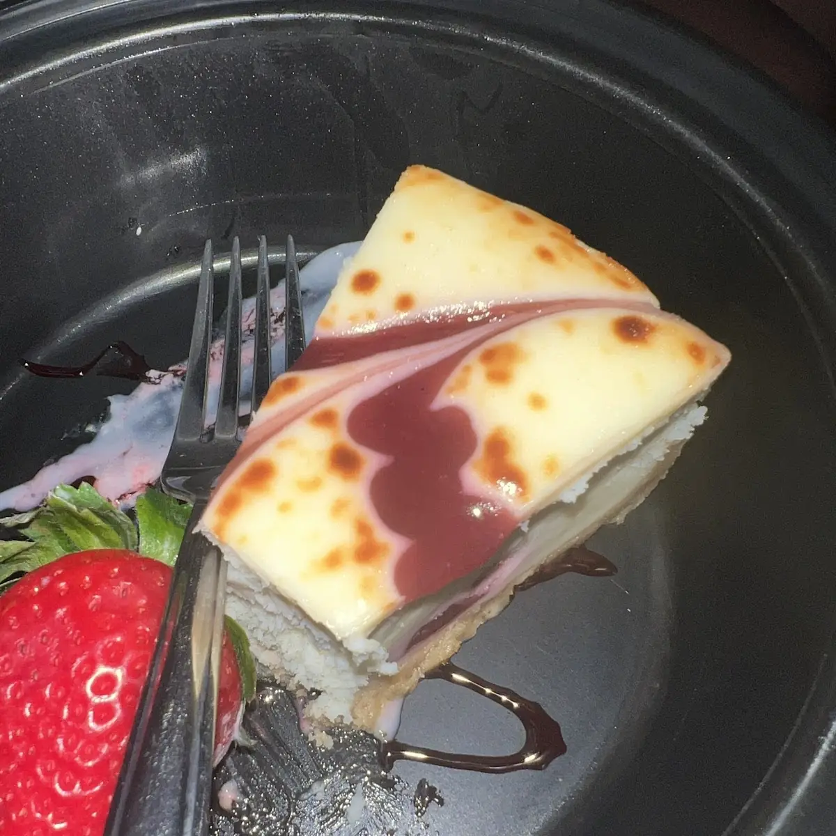 White Chocolate Raspberry Cheesecake