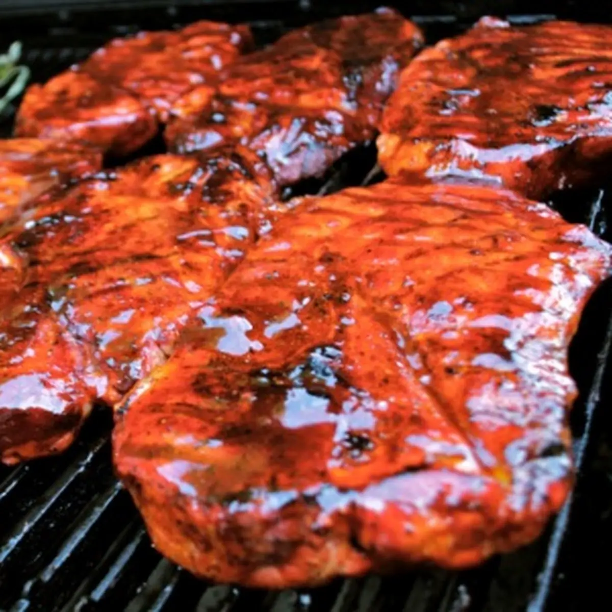 Big BBQ Pork Steak