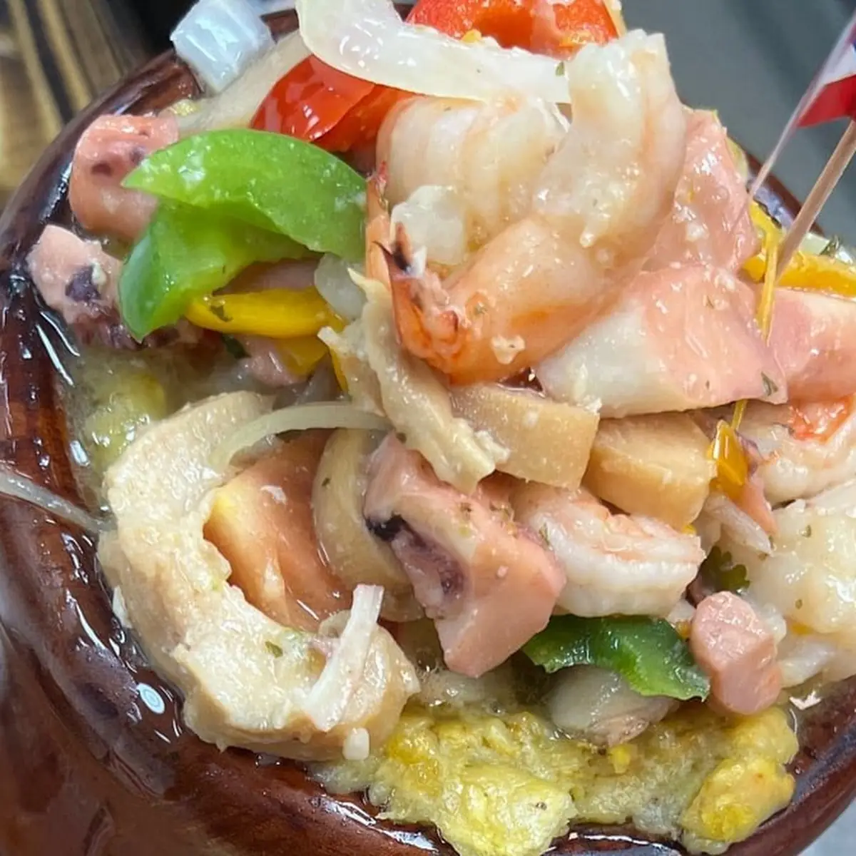 Mofongo Relleno De Camarones