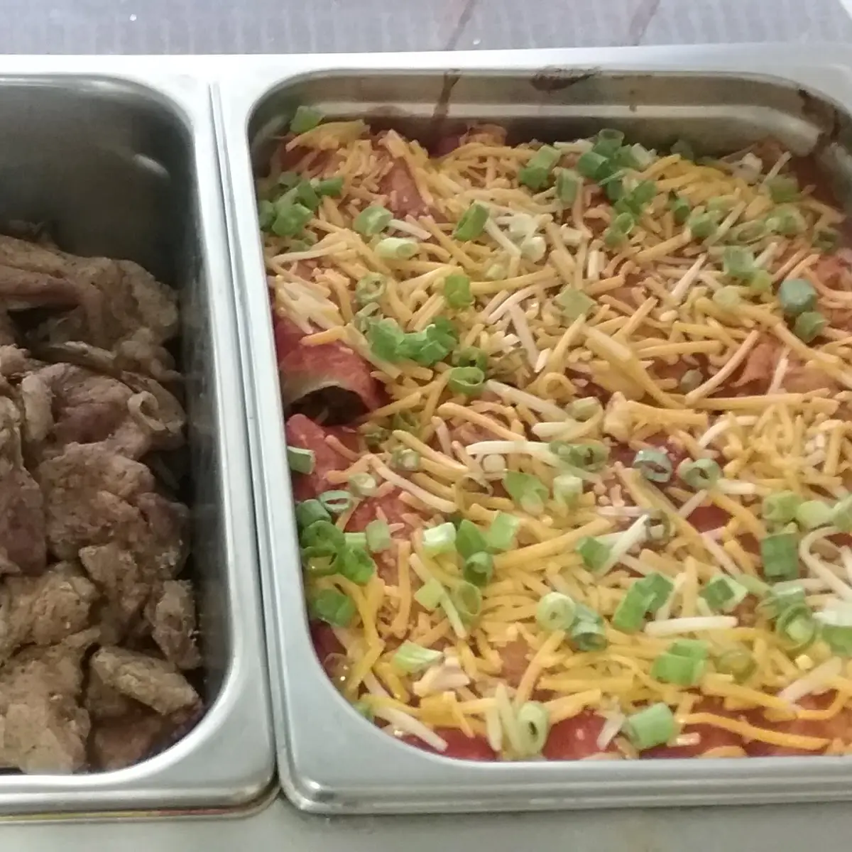 Pork Chops and Enchiladas