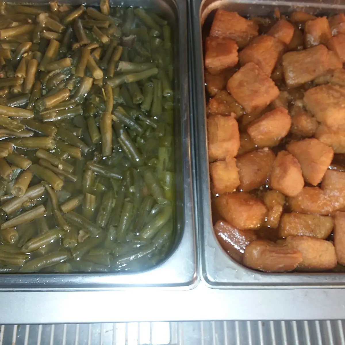 Sweet Potatoes and Green Beans