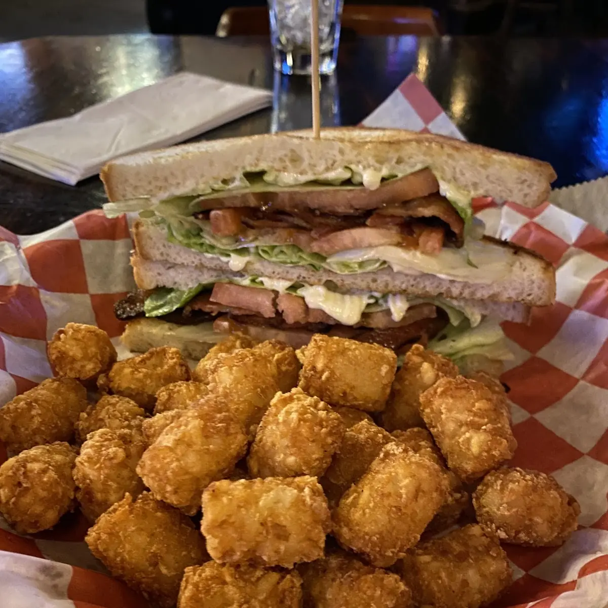 blt with Tater Tots