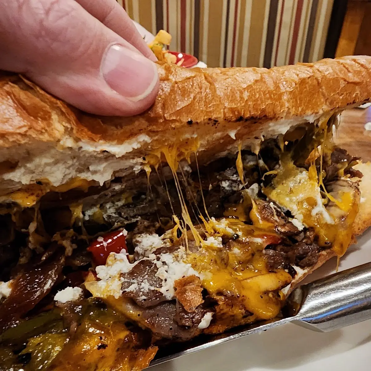 Philly Cheese Steak Sandwich