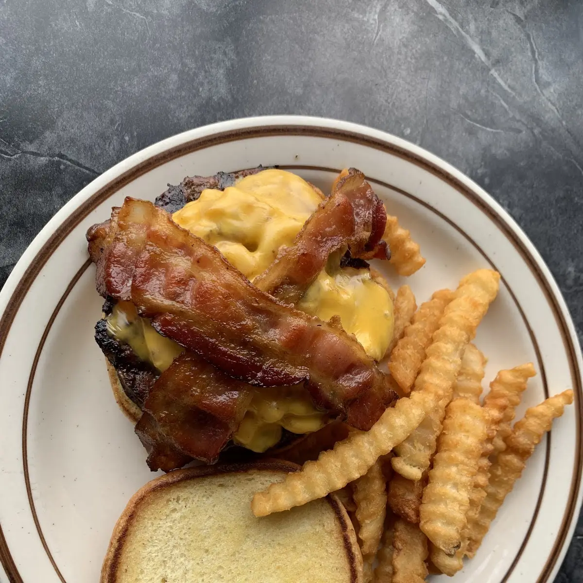 Crispy Bacon and Fries