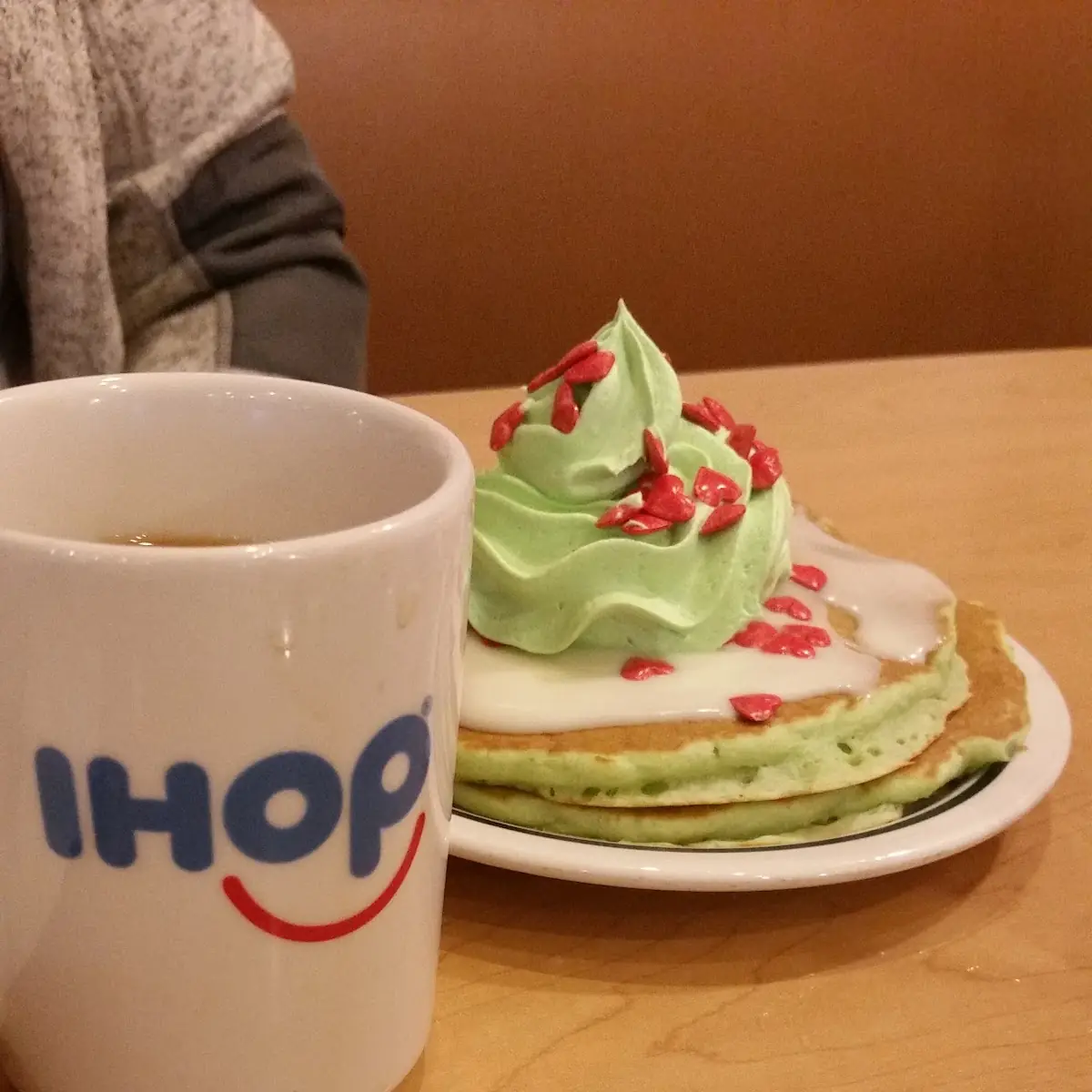 Grinchy Pancakes