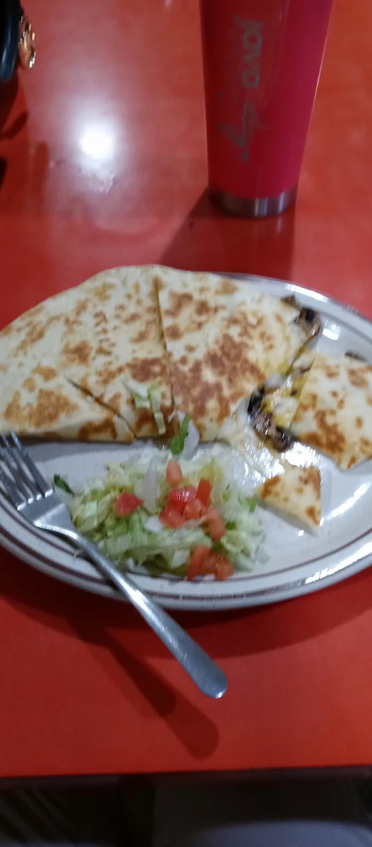 Mushroom and Cheese Quesadilla