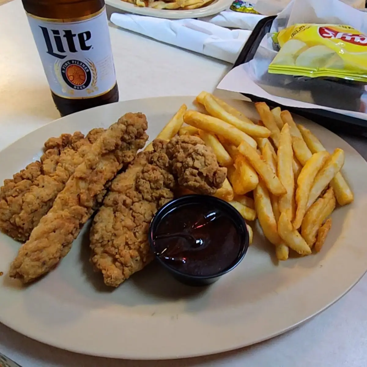Chicken Strips with Fries