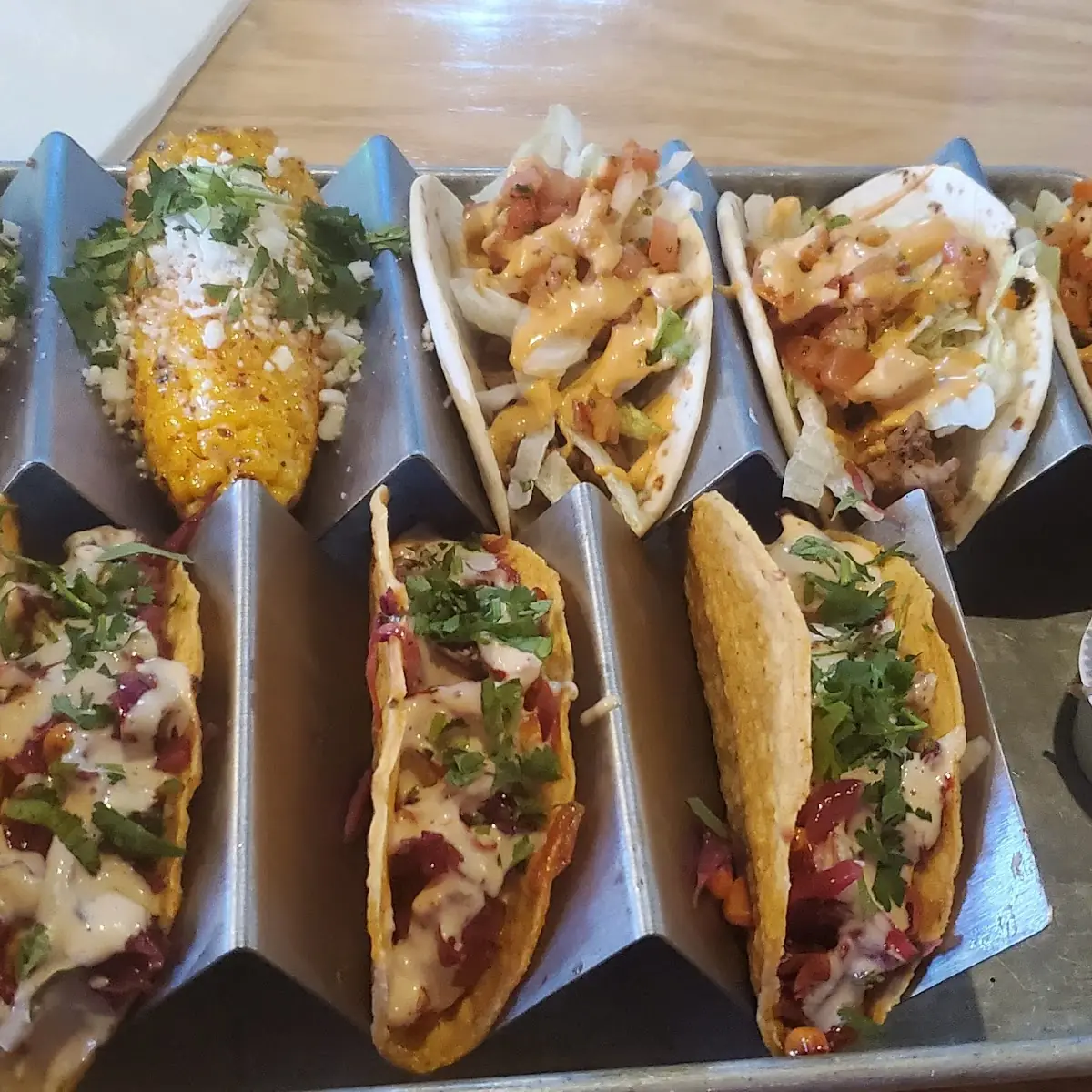 Tacos and Street Corn