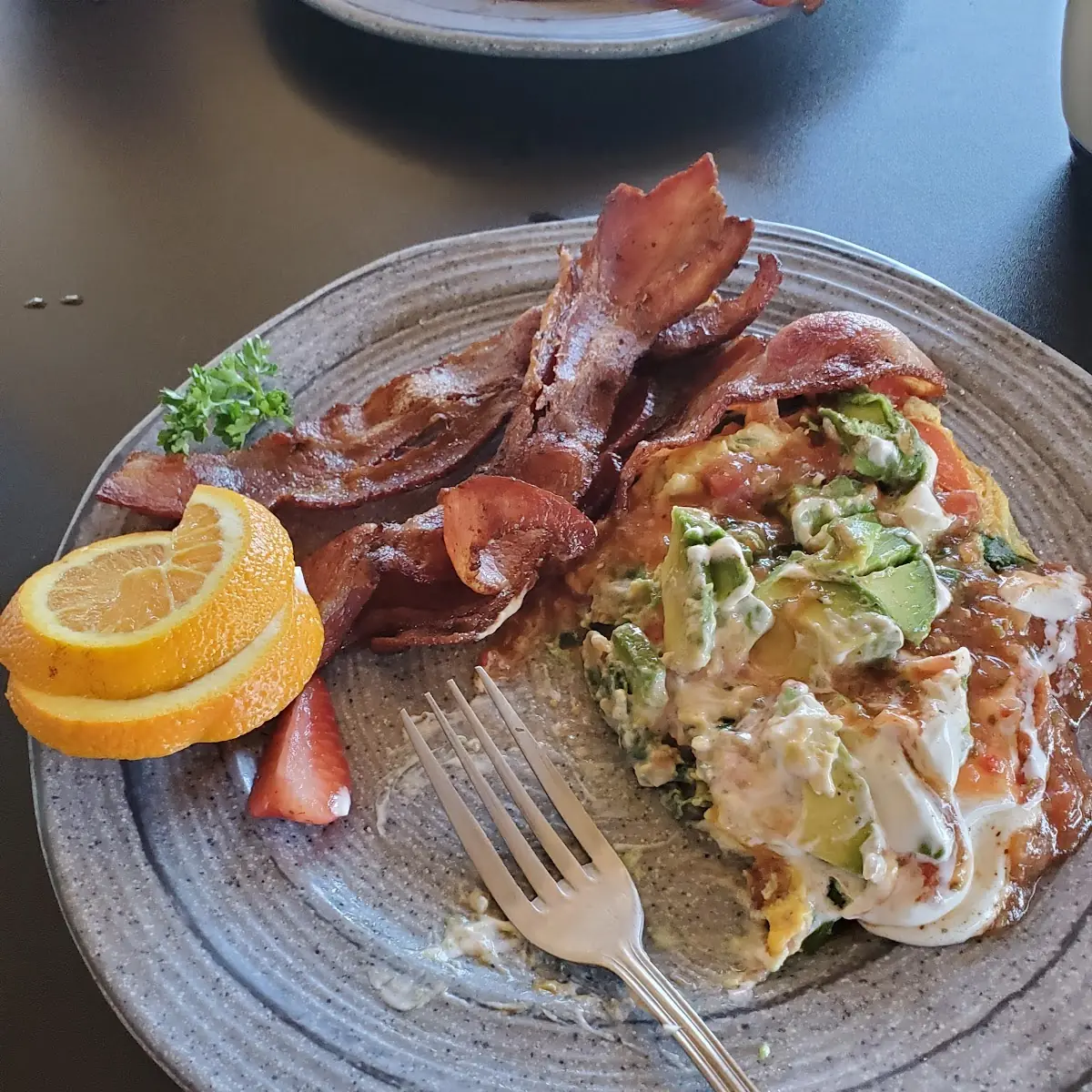 House Smoked Salmon Omelette